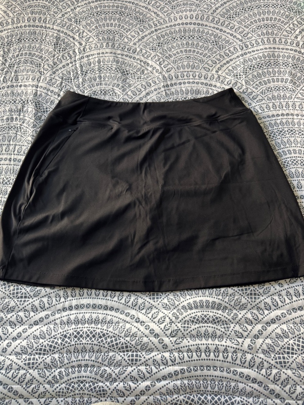 Black Women's Active Skort